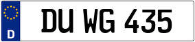 Truck License Plate